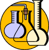 free vector Chemical Lab Flasks clip art