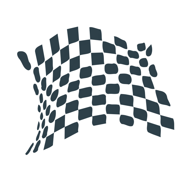 free vector Chequered flag abstract icon