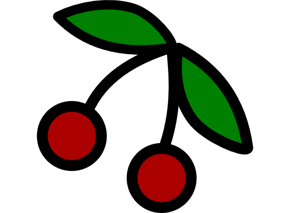 free vector Cherries Icon clip art