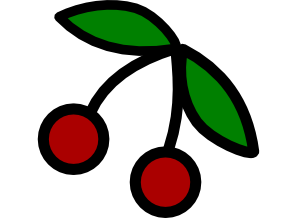 free vector Cherries Icon clip art
