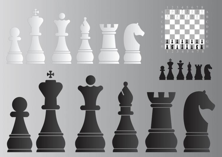 free vector Chess Board and Pieces