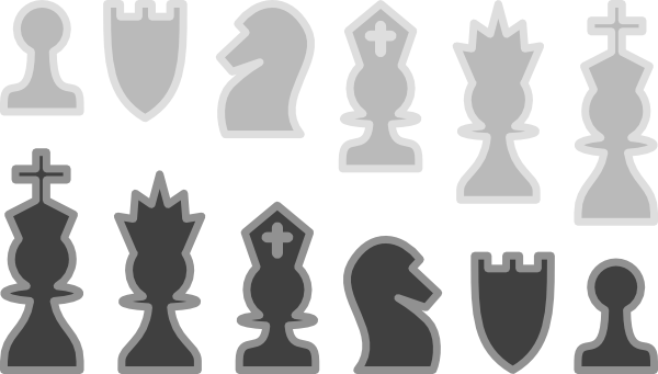 free vector Chess Pieces Gallery clip art