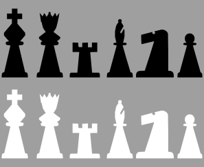 free vector Chess Set Pieces clip art