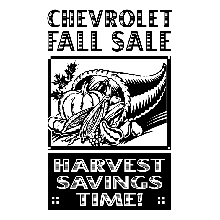 free vector Chevrolet fall sale
