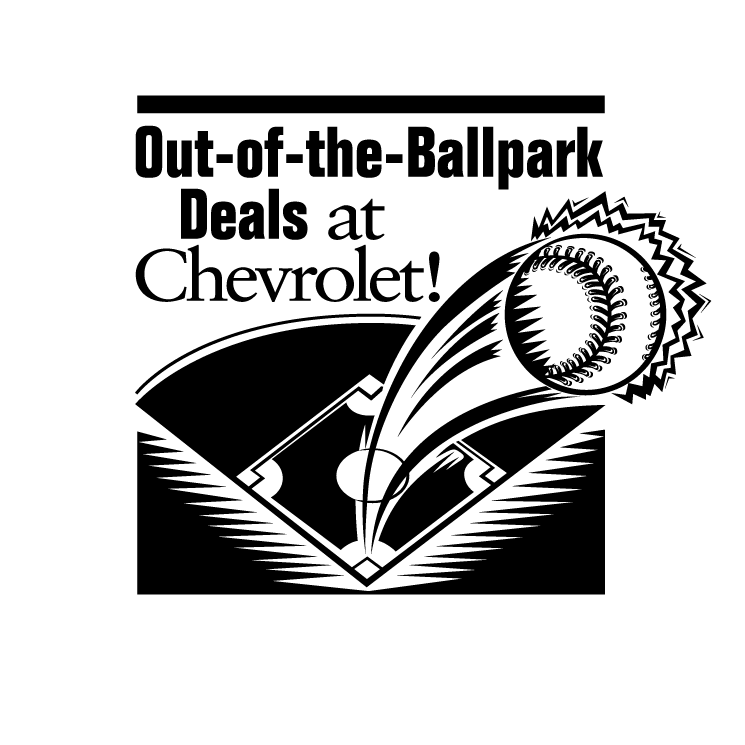 free vector Chevrolet out of the ballpark deals