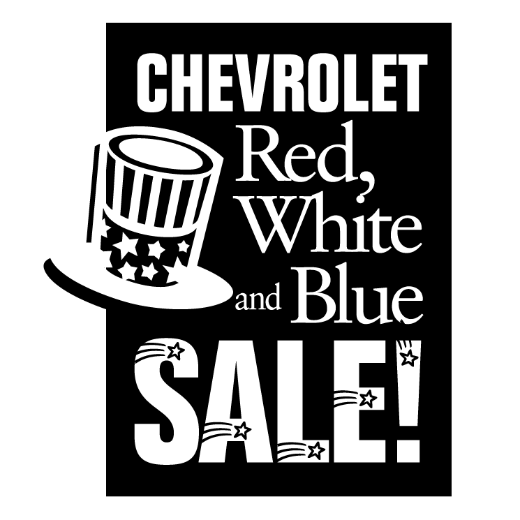 free vector Chevrolet red white and blue sale
