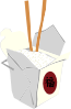 free vector Chinese Take Out Box clip art