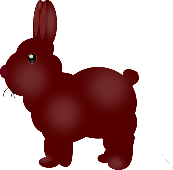 free vector Chocolate Bunny clip art