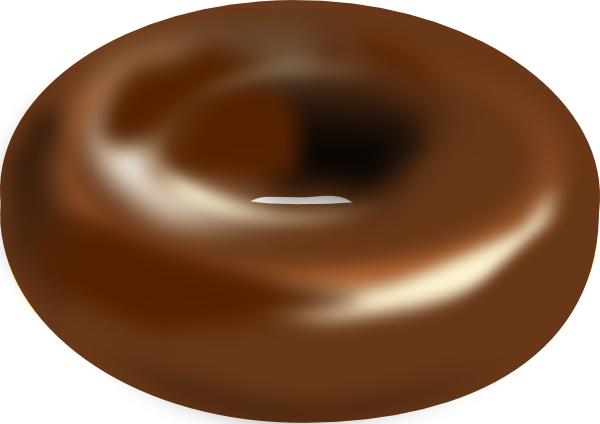 free vector Chocolate Donut clip art