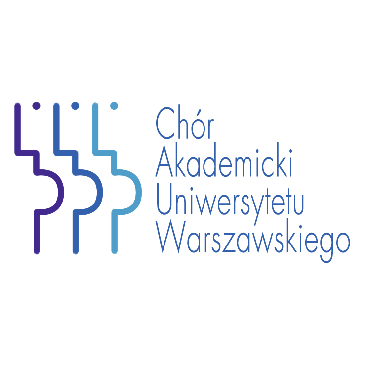 free vector Chor akademicki uniwersytetu warszawskiego