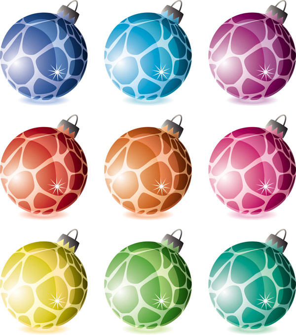free vector Christmas ball vector