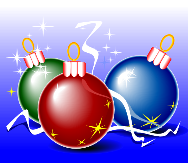 free vector Christmas Balls clip art
