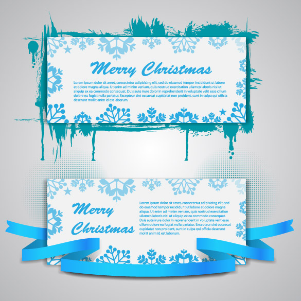 free vector Christmas banners 03 vector