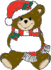 Christmas Bear clip art Free Vector / 4Vector