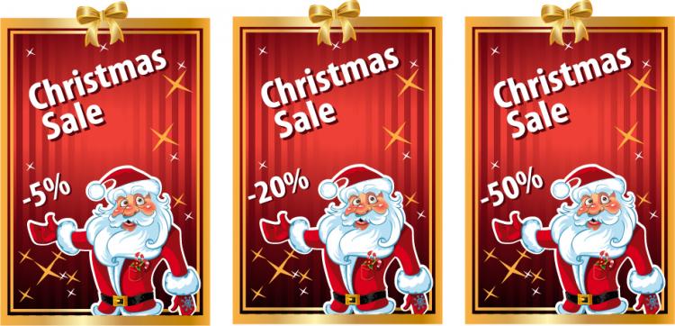 free vector Christmas business promotional template vector