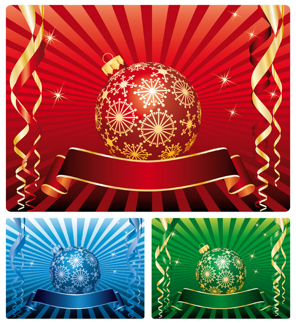free vector Christmas decoration background vector
