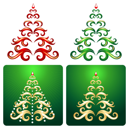 free vector Christmas element vector