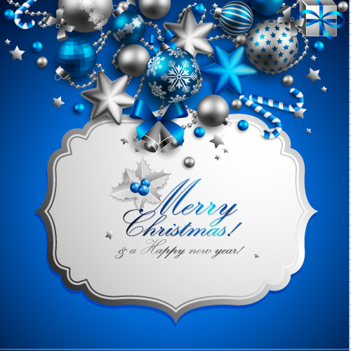 free vector Christmas elements background 02 vector