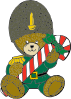 free vector Christmas Guard Bear clip art