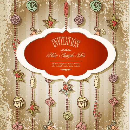 free vector Christmas label 04 vector