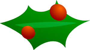 free vector Christmas Leaf Decoration clip art