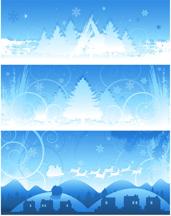 free vector Christmas snow background vector