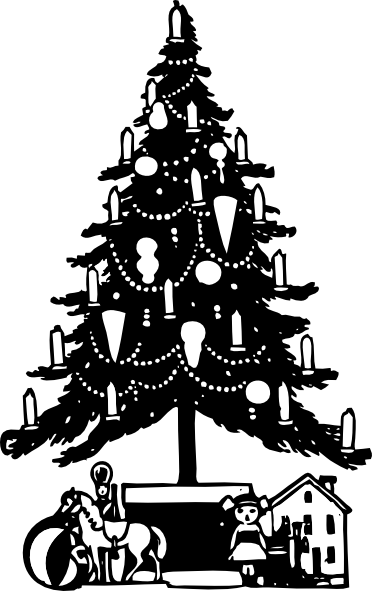 Christmas Tree clip art (109179) Free SVG Download / 4 Vector