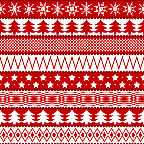 free vector Christmas two sides continuous background 02 vector