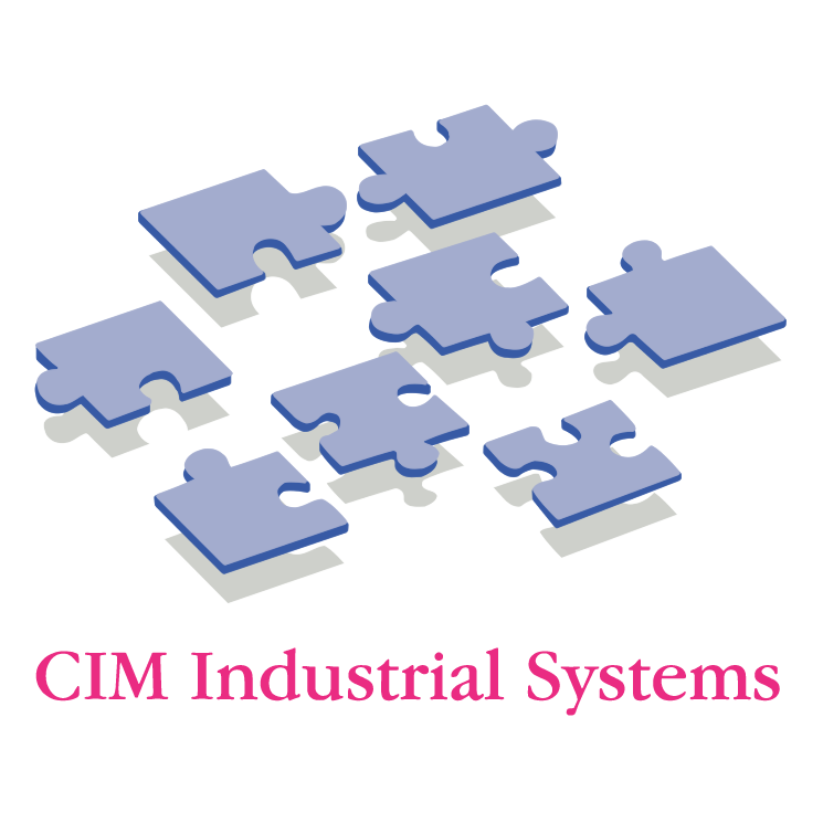free vector Cim industrial systems