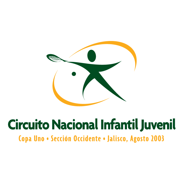 free vector Circuito nacional infantil juvenil