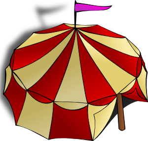 free vector Circus Tent clip art