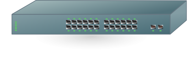 free vector Cisco Fast Ethernet Switch clip art