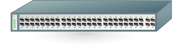 free vector Cisco Network Ethernet Gigabit Switch clip art