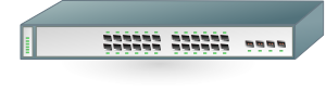 free vector Cisco Network Switch clip art