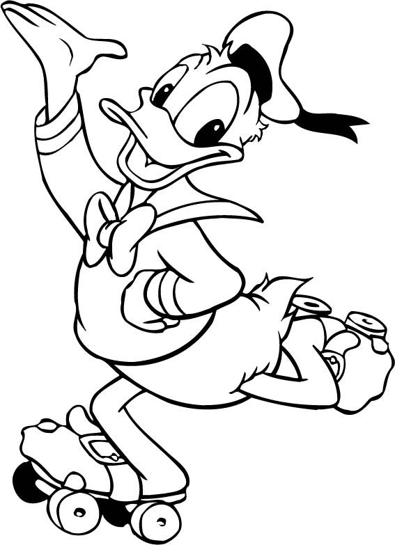 Classic cartoon style clip art image of donald duck (94279) Free EPS, AI,  CDR Download / 4 Vector