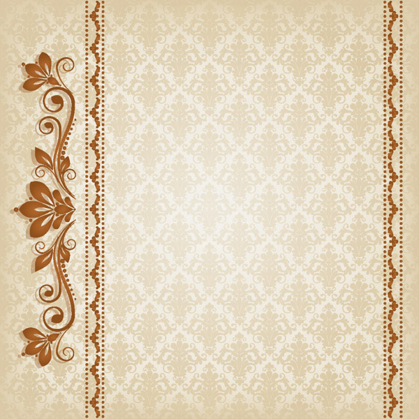free vector Classic lace pattern 04 vector