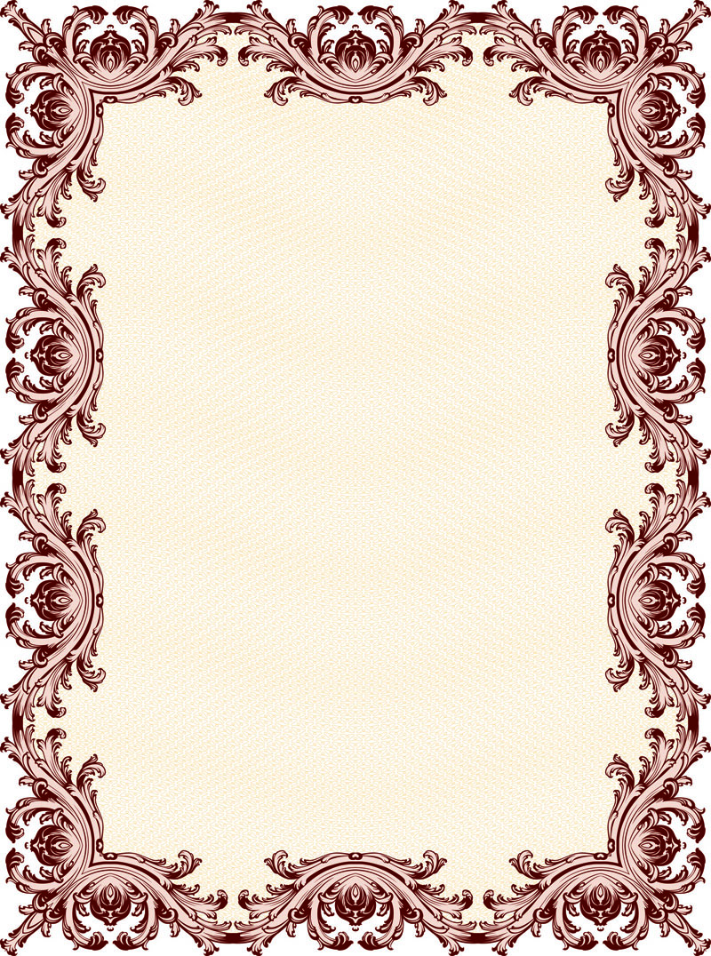free vector Classic pattern border security 01 vector
