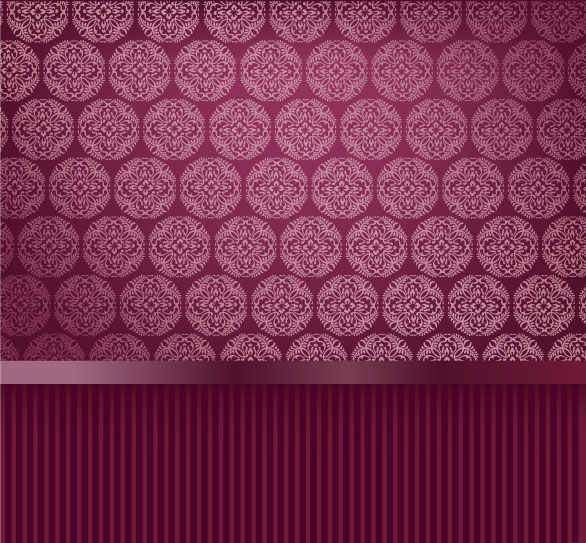 free vector Classic pattern wallpaper 01 vector