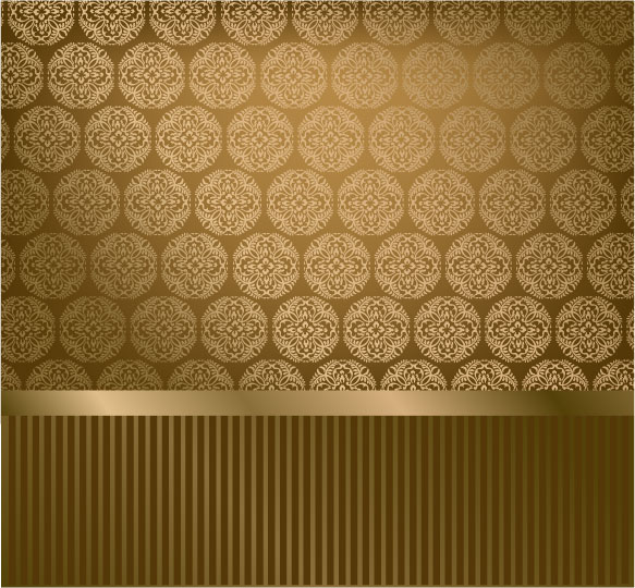 free vector Classic pattern wallpaper 02 vector