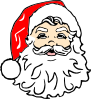 free vector Classic Santa clip art