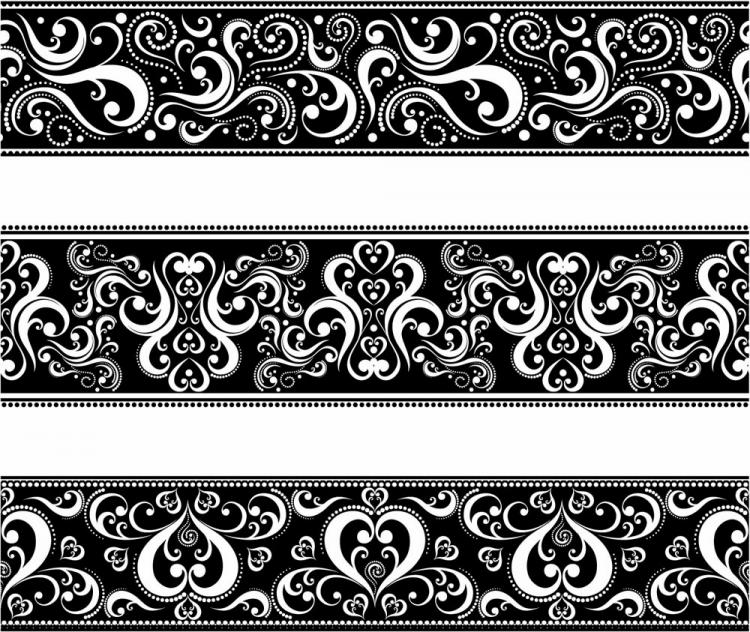 free vector Classic traditional pattern lace 04 vector