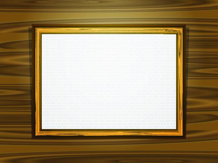 free vector Classic wood frame 01 vector