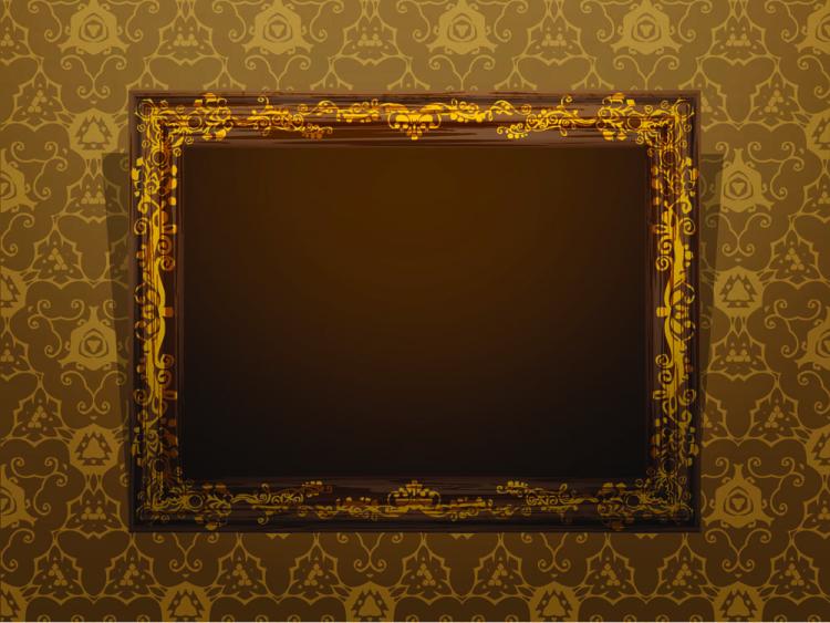 free vector Classic wood frame 05 vector