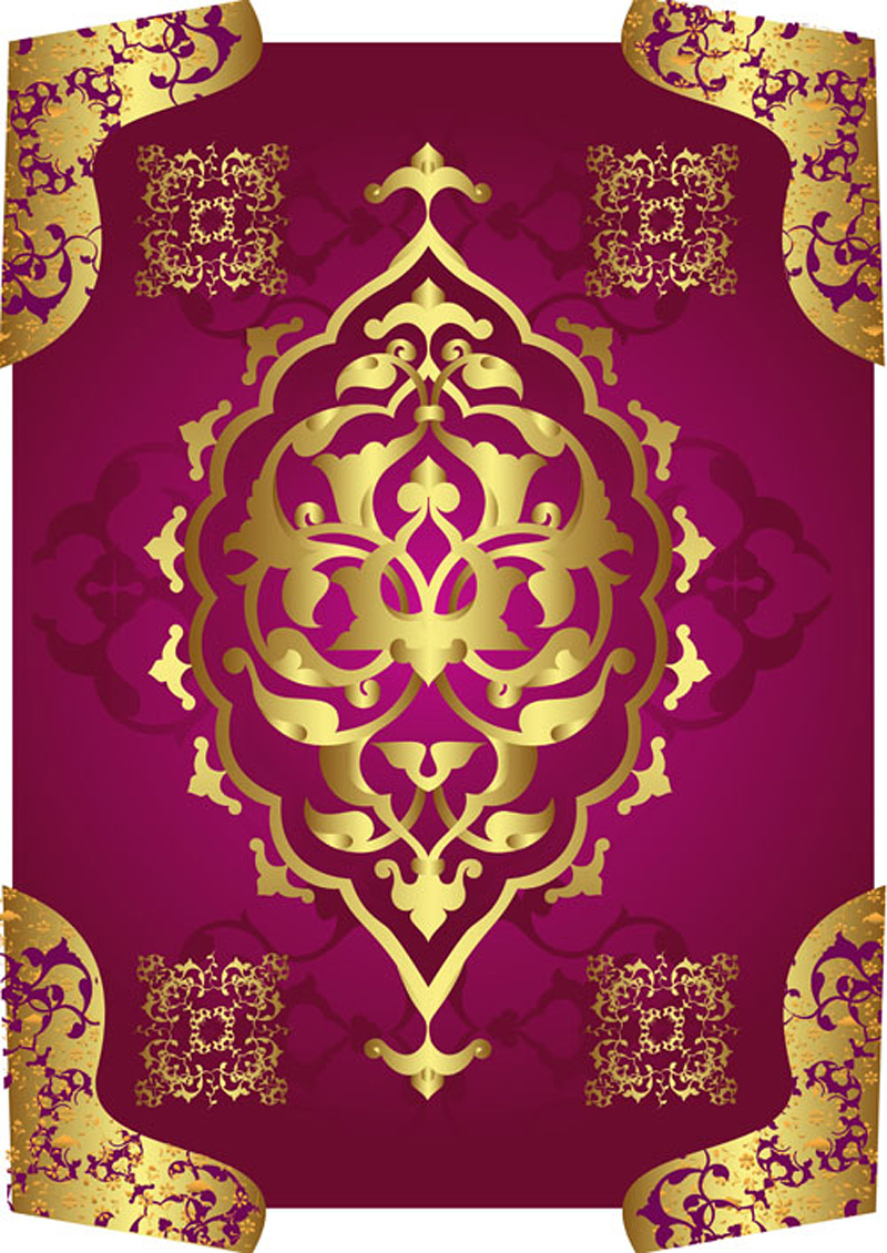 free vector Classical gold pattern 01 vector