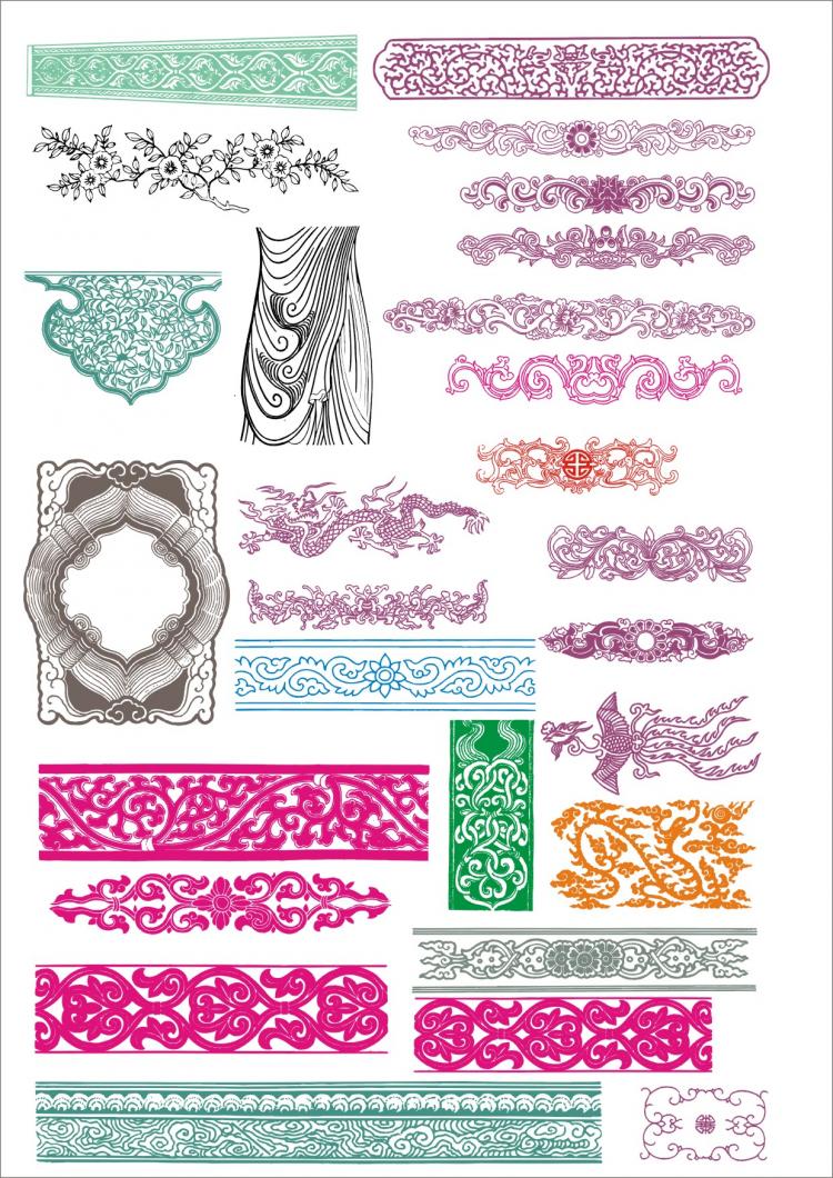 free vector Classical pattern vector