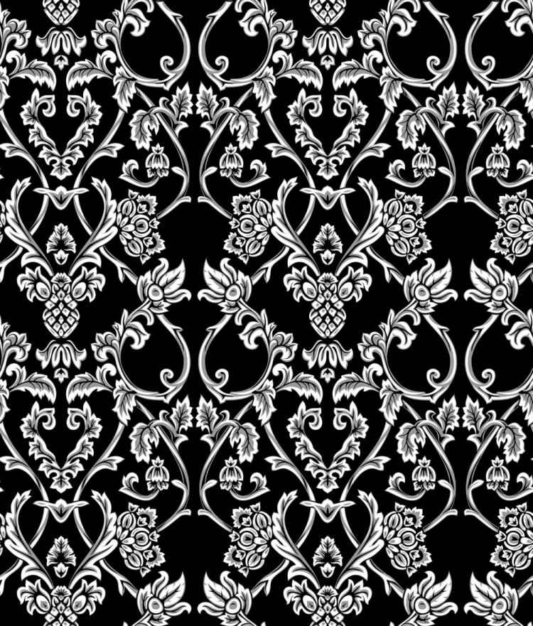 free vector Classical traditional floral pattern background 02 vector