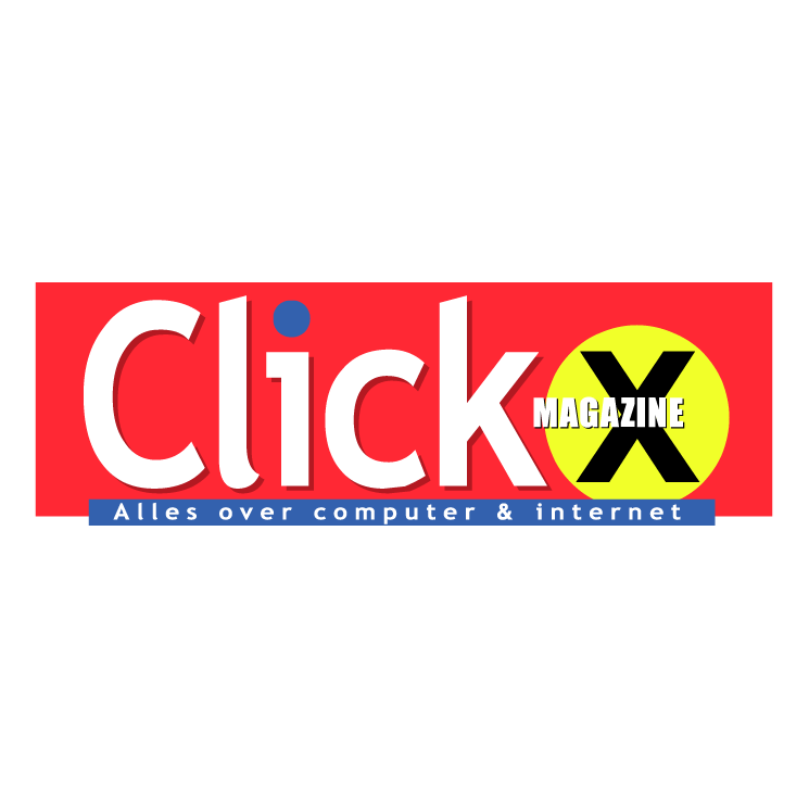 free vector Clickx magazine