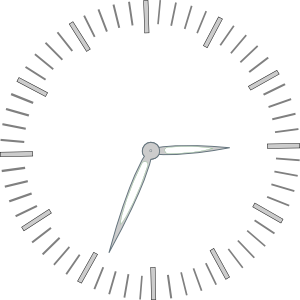 free vector Clock Graduiation Minutes clip art