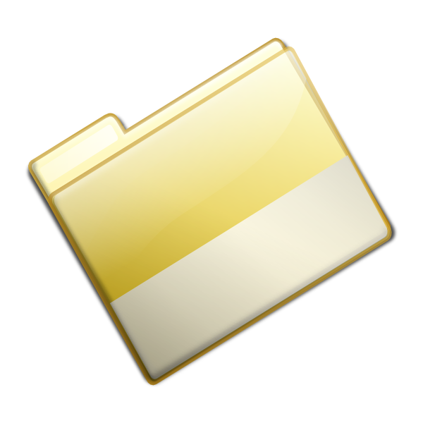free vector Closed Simple Yellow Folder clip art