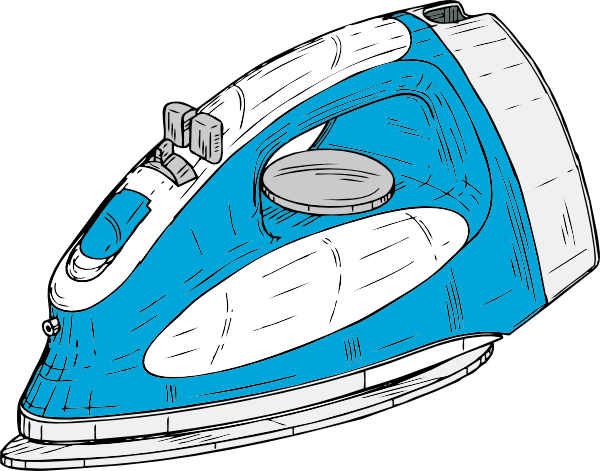 free vector Clothes Iron clip art